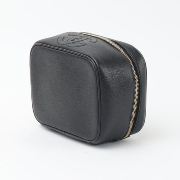 Chanel Black Leather Vanity Case - Picture 5 of 16